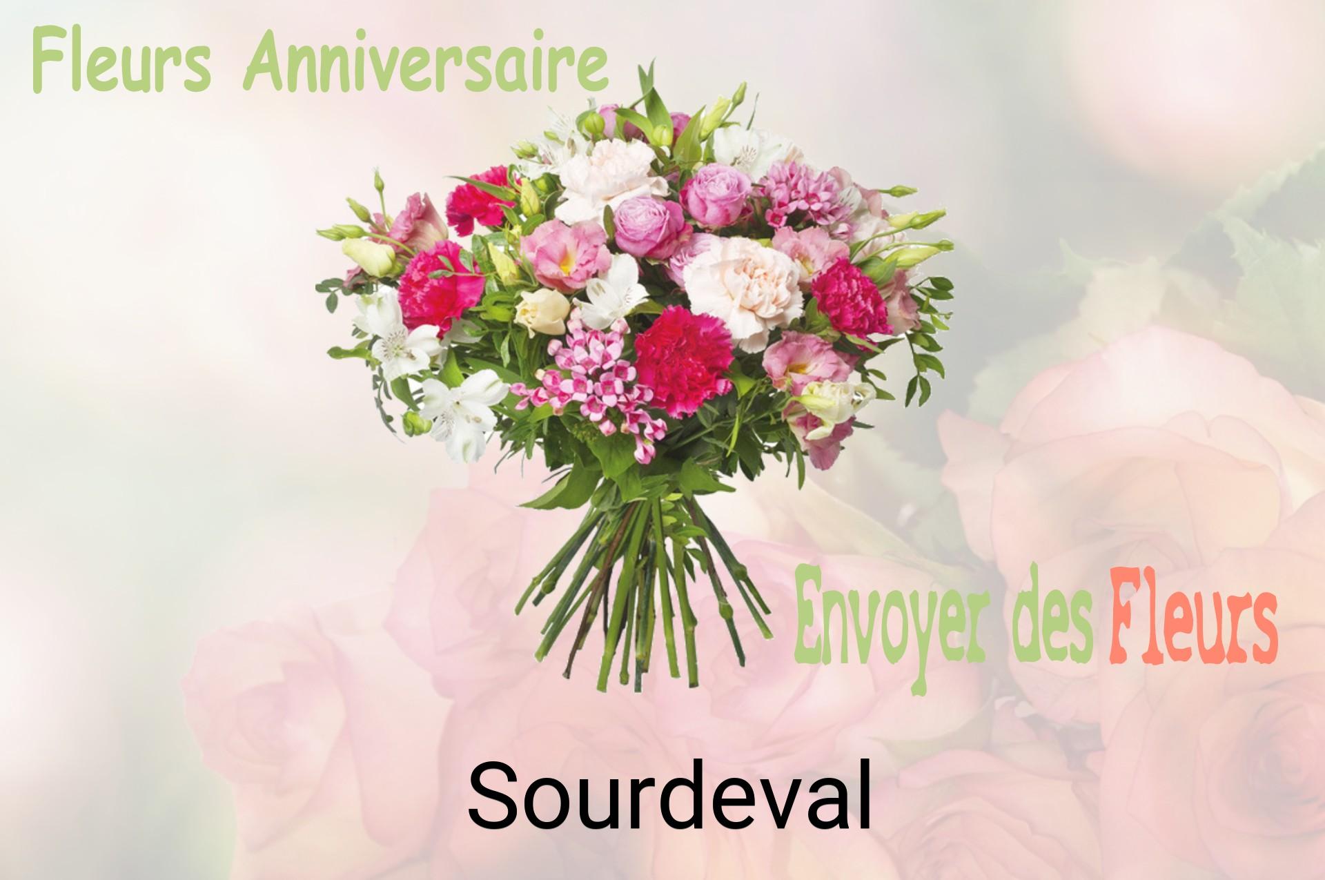 Bouquet de fleurs d’anniversaire livré à Sourdeval
